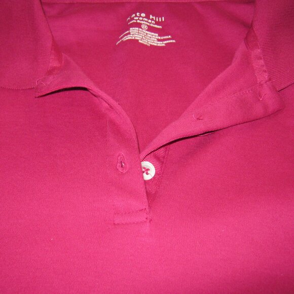 New Raspberry Katie Hill Golf Polo Shirt - 2X - Picture 3 of 4